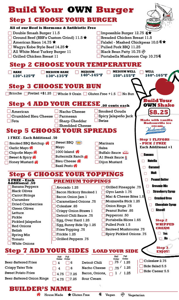 Detroit — Greektown menu